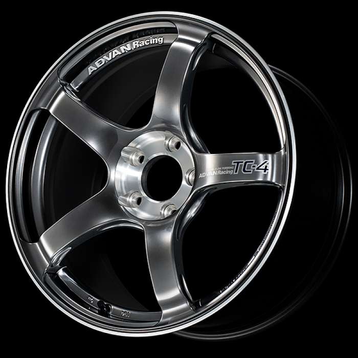 Advan TC-4 SE 18x10.0 / +35 Offset / 5-114.3 / 73mm Bore / Racing Hyper Black & Diamond Cut
