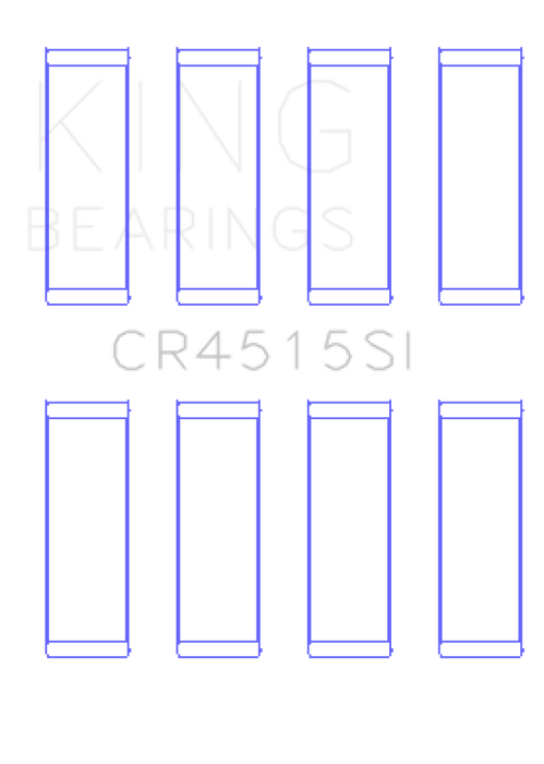King Engine Bearings Ford/Mazda 2.0L Duratec (Size STD) Silicon Bi-Metal Aluminum Rod Bearing Set