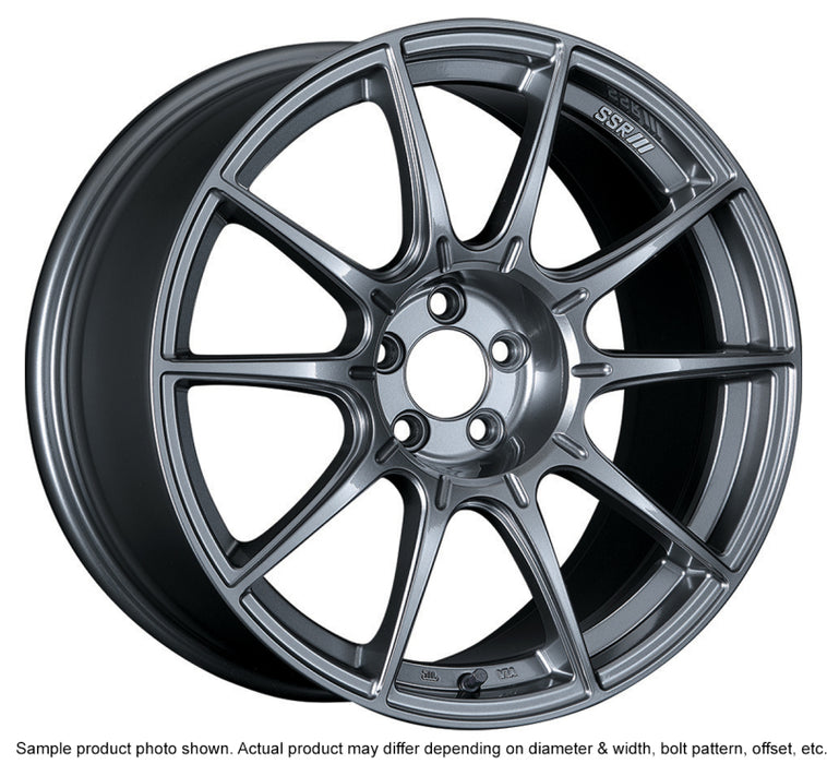 SSR GTX01 18x9 5x100 52mm Offset Dark Gunmetal