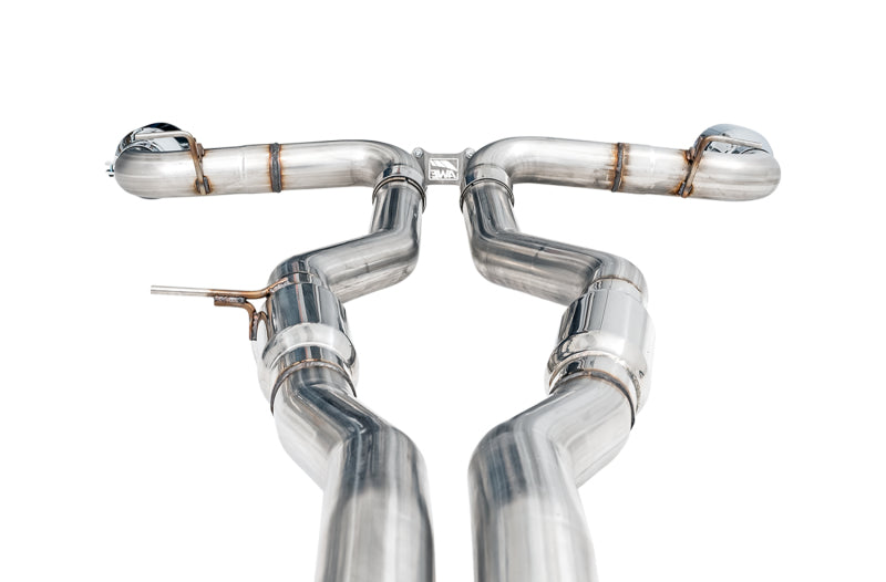 AWE Tuning 2020+ Toyota Supra A90 Track Edition Exhaust - 5in Chrome Silver Tips
