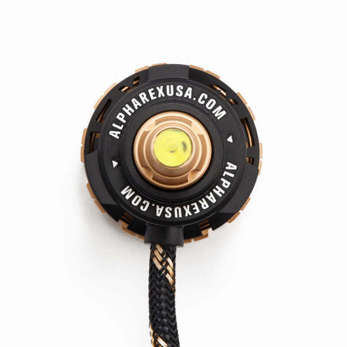 AlphaRex Gold Ammo Panoramic LED Light Bulbs - H11