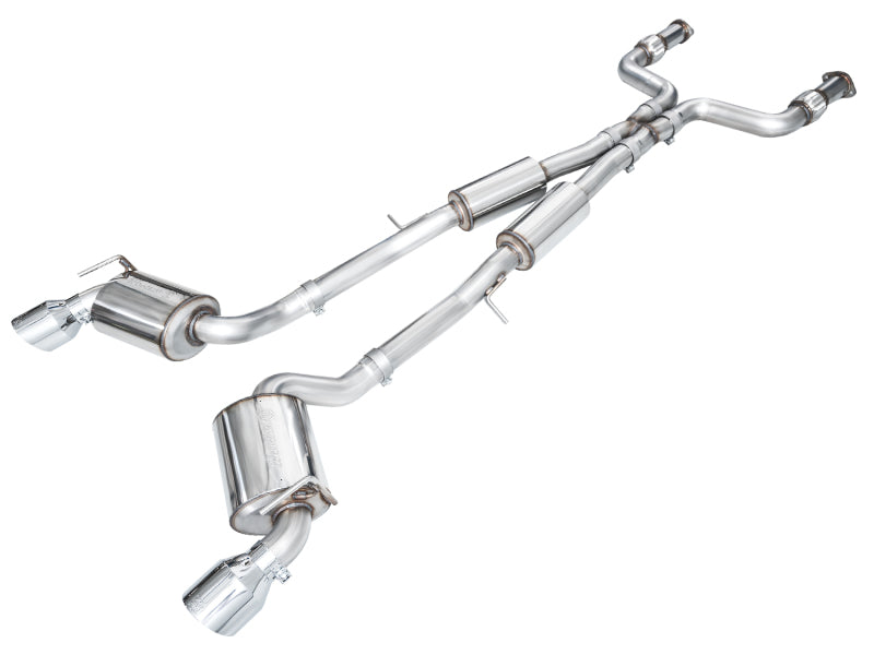 AWE Touring Edition Catback Exhaust System w/ Chrome Silver Tips  2023 Nissan Z RZ34 RWD