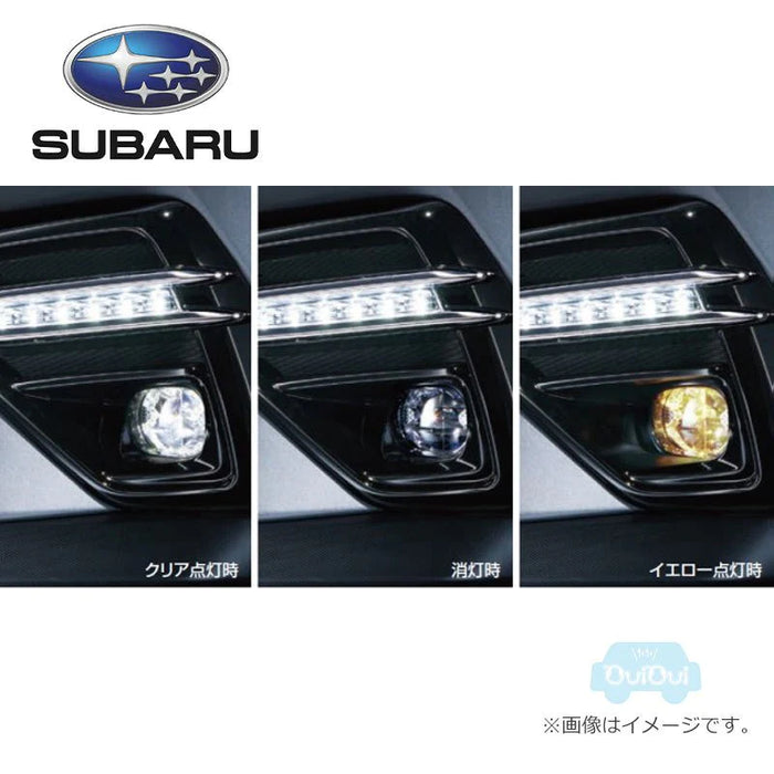 Subaru OEM LED Fog Lamps w/ Switch Clear & Yellow Lights - 2022+ Subaru WRX