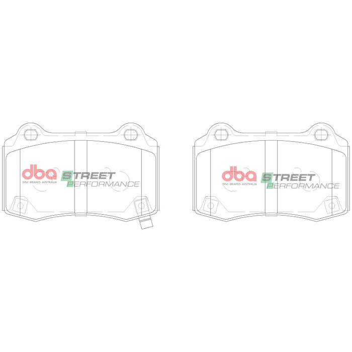 DBA 12-20 Chevrolet Camaro ZL1 6.2L Supercharged (G5/G6 )Rear SP Performance Brake Pads