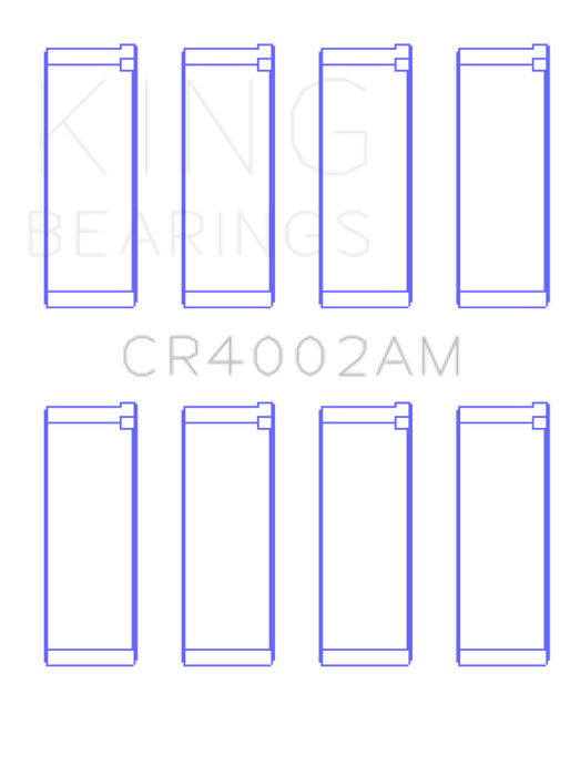 King Ford/Kia/Mazda DOHC 16 Valve/SOHC 16 Valve/SOHC 8 Valve (Size +0.25) Rod Bearing Set