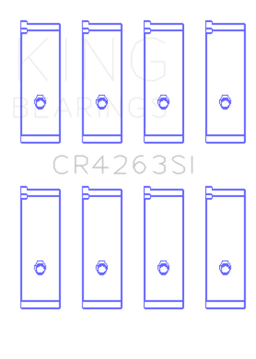 King Engine Bearings Toyota 1ZZ-FE Rod Bearing Set - Size STD