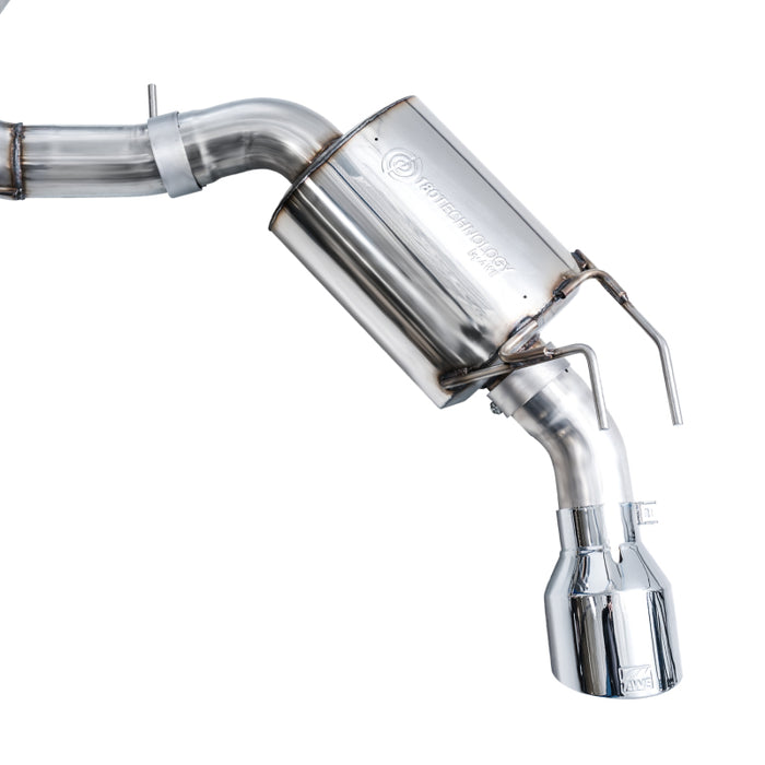 AWE Tuning 2022+ Honda Civic Si FE1 FWD Touring Edition Catback Exhaust - Dual Chrome Silver Tips