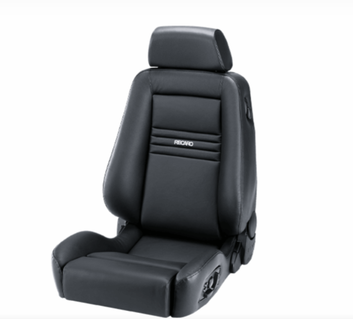 Recaro Ergomed ES Passenger Seat - Black Leather/Black Leather