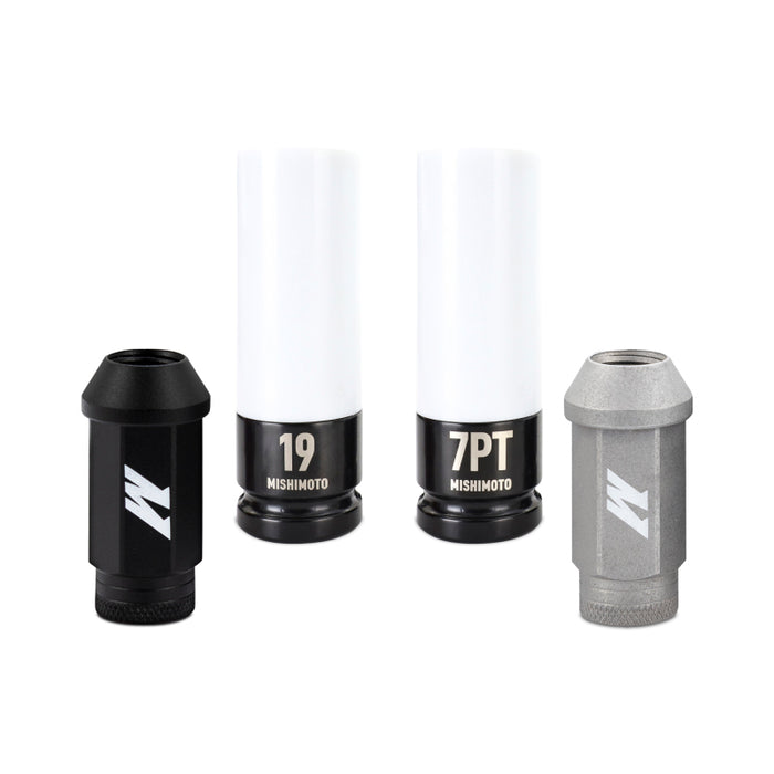 Mishimoto Steel Locking Lug Nuts M14x1.5 20pc Set Black