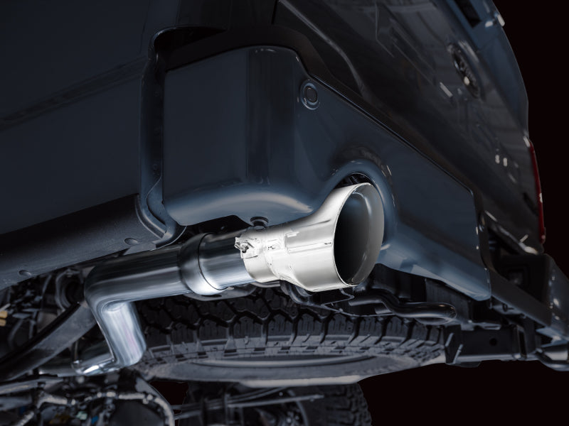 AWE Tuning 2021+ Ford F150 Tremor w/ Bumper Cutouts 0FG Non-Resonated Catback w/ Chrome Silver Tips