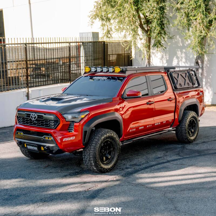 Seibon TS-Style Carbon Fiber Hood 2024-2025 Toyota Tacoma
