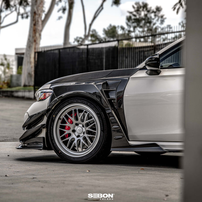 Seibon MB-Style Carbon Fiber Fenders 2023-2025 Honda Civic Type-R