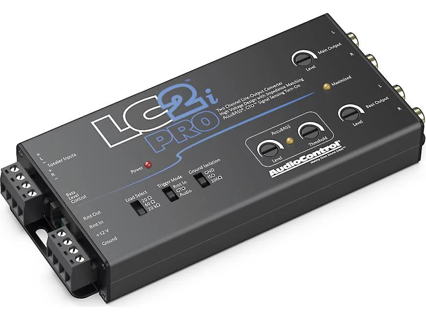 AudioControl LC2i PRO Line Output Converter 2-channel LOC with AccuBASS