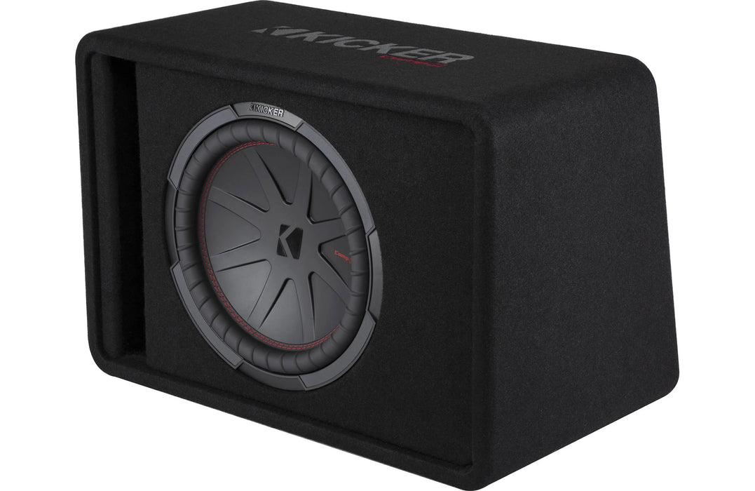 Kicker 48VCWR122 Ported enclosure with 12" CompR subwoofer