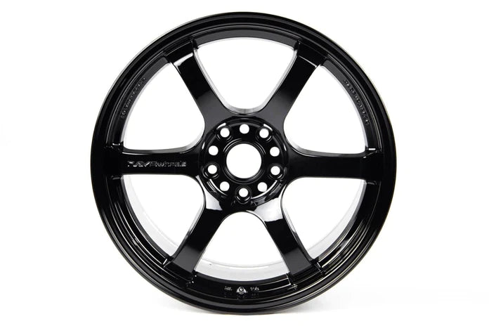 Gram Lights 57DR 18x9.5 +38 5x100 Glass Black Wheel