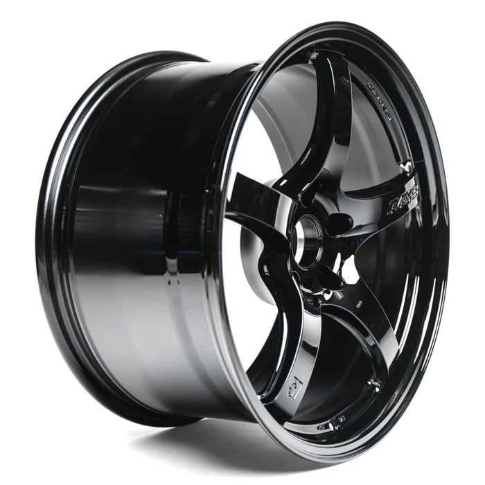 Gram Lights 57CR 18x10.5 12mm 5x114.3 Gloss Black