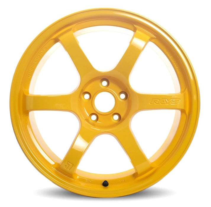 Gram Lights 57DR 18x10.5 +12 5x114 Mach Yellow