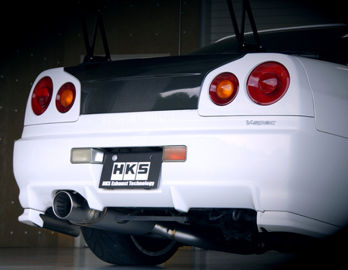 HKS Urban Matte Edition Super Turbo Muffler 1999-2002 Nissan Skyline GT-R (BNR34)