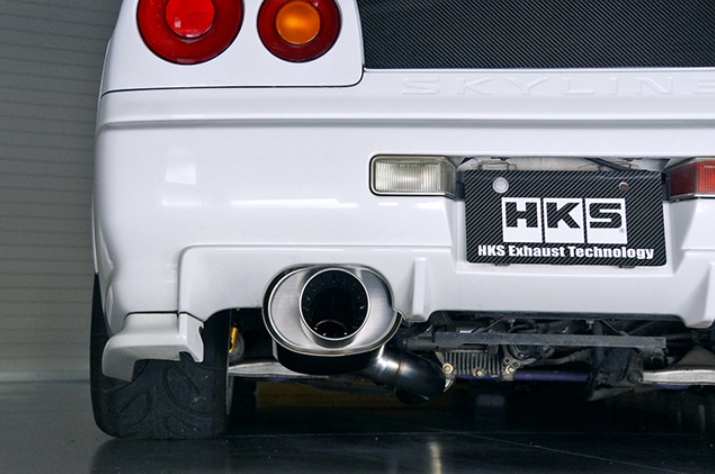 HKS Urban Matte Edition Super Turbo Muffler 1999-2002 Nissan Skyline GT-R (BNR34)