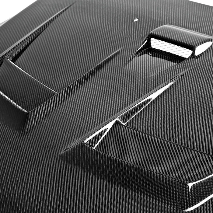 Seibon DV-Style Carbon Fiber Hood 2008-2015 Mitsubishi Lancer Evo X