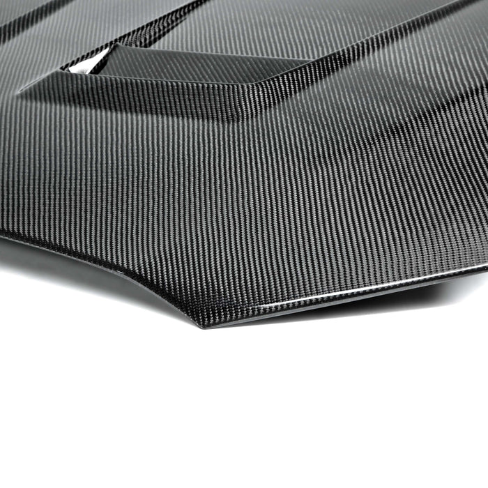 Seibon DV-Style Carbon Fiber Hood 2008-2015 Mitsubishi Lancer Evo X