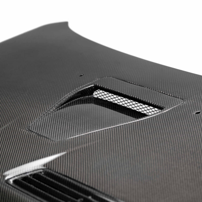 Seibon OEM Style Carbon Fiber Hood  2008-2015 Mitsubishi Evo X