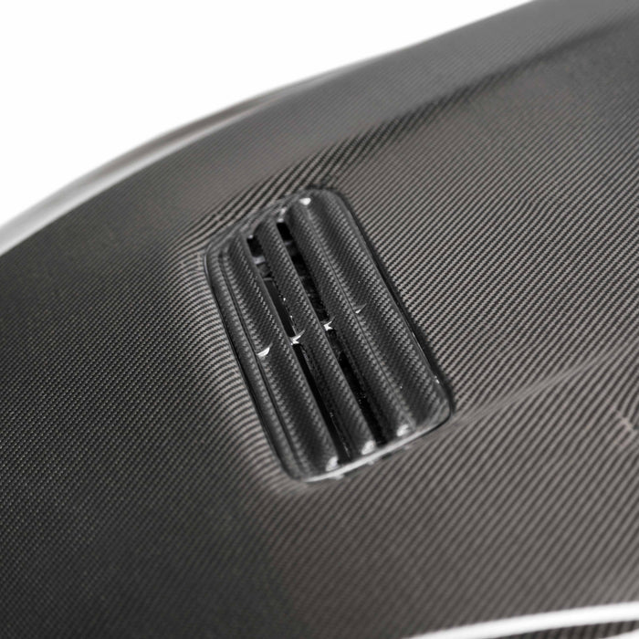 Seibon OEM Style Carbon Fiber Hood  2008-2015 Mitsubishi Evo X