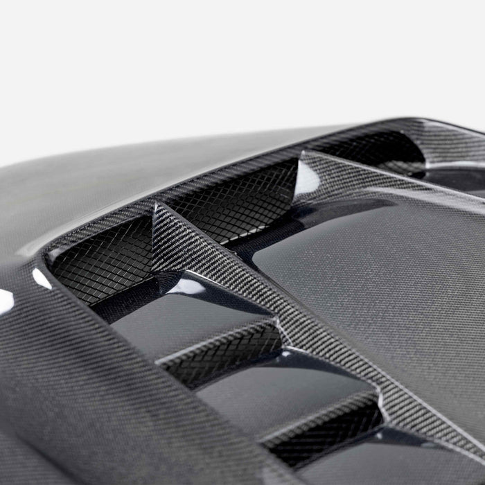 Seibon TV-Style Double Sided Carbon Fiber Hood For 2020-2023 Toyota Supra