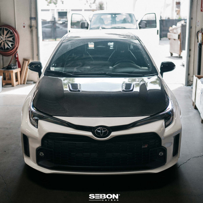 Seibon OE-Style Double-Sided Carbon Fiber Hood 2023-2025 Toyota GR Corolla