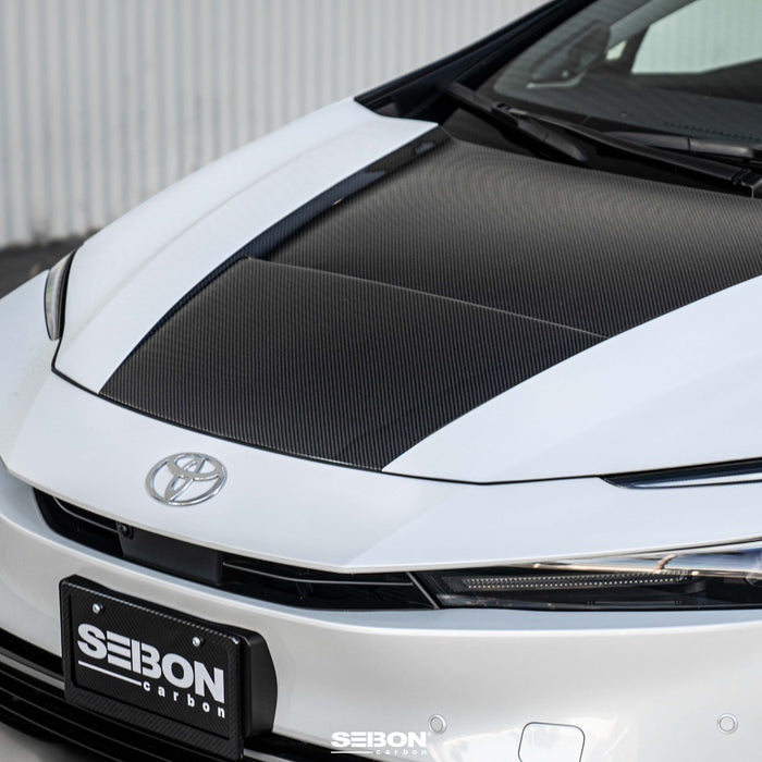 Seibon VT-Style Carbon Fiber Hood 2023-2025 Toyota Prius / Prius Prime