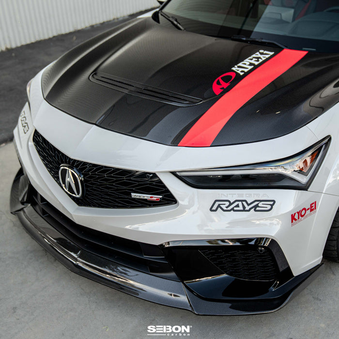 Seibon OE-Style Double Sided Carbon Fiber Hood 2023-2025 Acura Integra Type-S