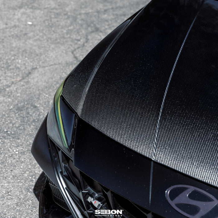 Seibon OE-Style Carbon Fiber Hood 2021-2025 Hyundai Elantra / Elantra N