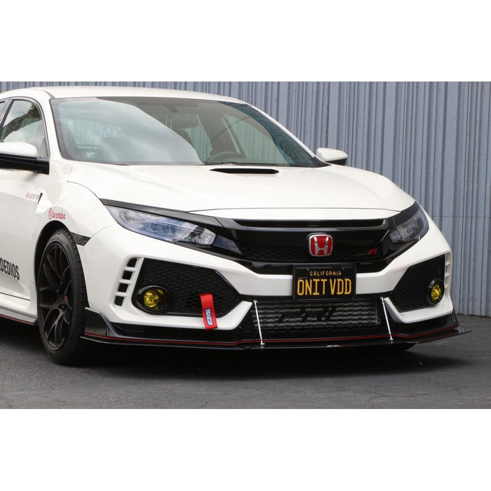 Honda Civic Type R with OEM Lip Front Wind Splitter