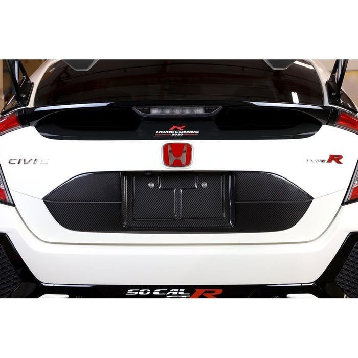 Honda Civic Type R License Plate Backing 2017 - 2021