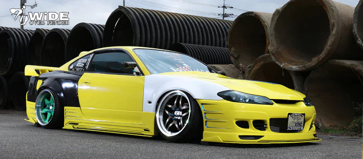 326POWER Buri Wide 45mm Front Fenders Nissan S15