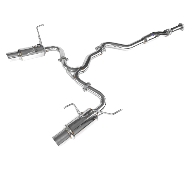 Invidia N1 Dual Exit Catback Exhaust System w/ Single Layer Stainless Steel Tips 2011-2014 Subaru WRX Sedan / 2011-2014 STI Sedan / 2009-2014 Forester XT