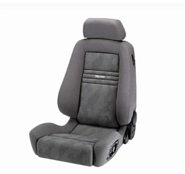 Recaro Ergomed ES Passenger Seat - Nardo Black/Black Artista