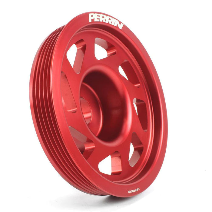 Perrin (WRX/STi) EJ Engines (w/o AC) Red Crank Pulley 2002-2014 WRX / 2004-2021 STI