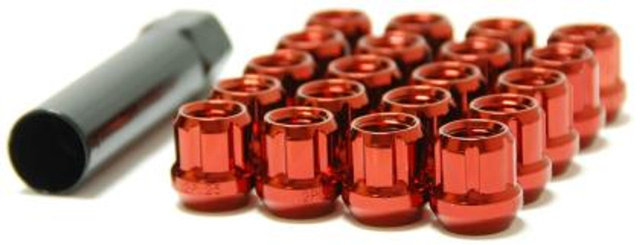 Muteki Open End Lug Nuts - Red 12x1.25