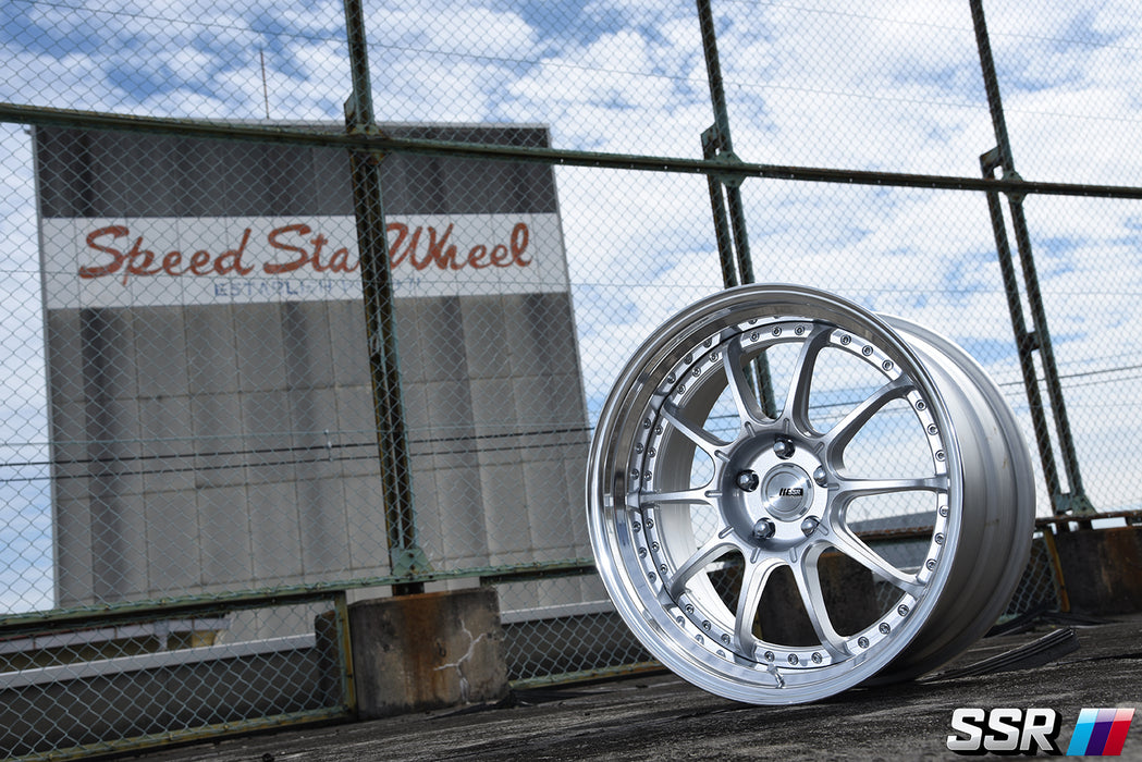 SSR Professor SP1 18x9.5 +18 NR 5/114.3 High Bright Silver Wheel (SPECIAL ORDER-NO CANCELLATION)