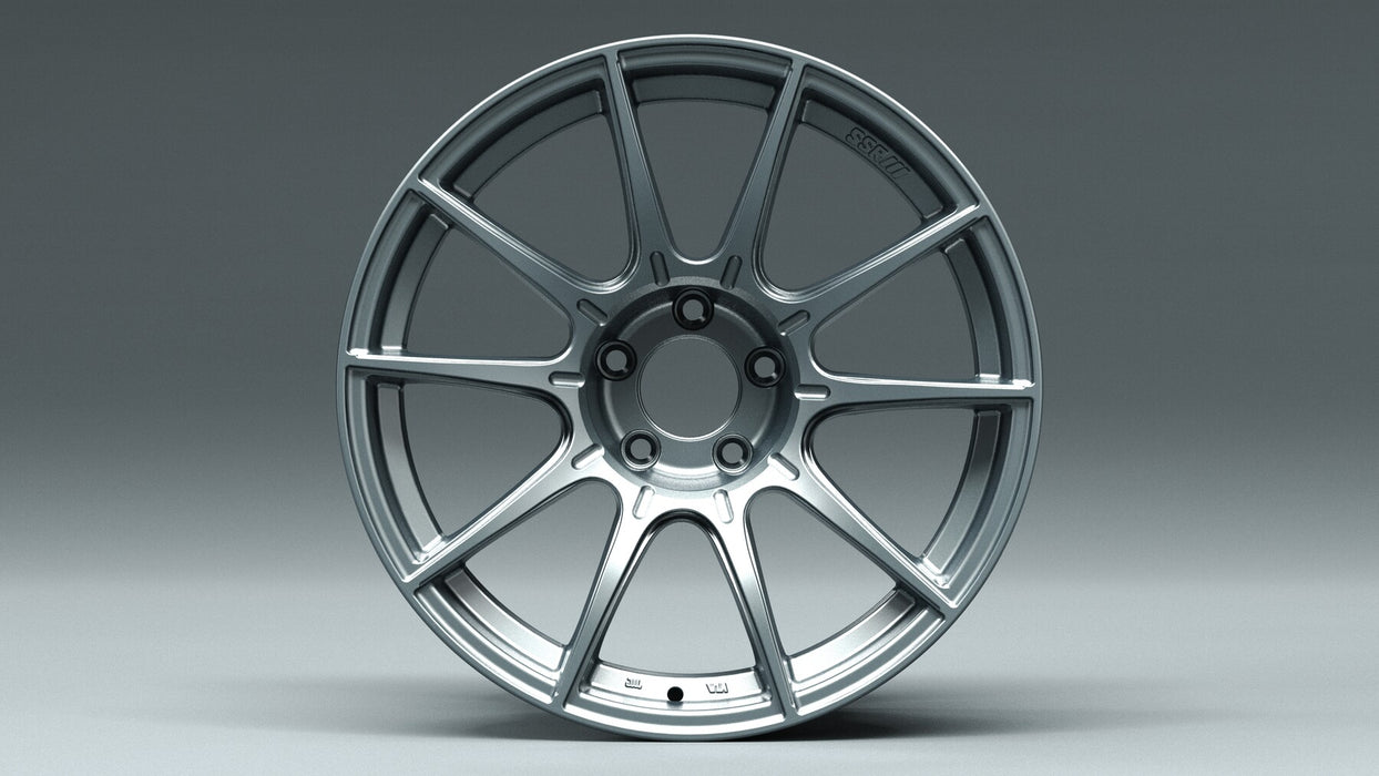 SSR GTX01 19x8.5 5x120 38mm Offset Dark Silver