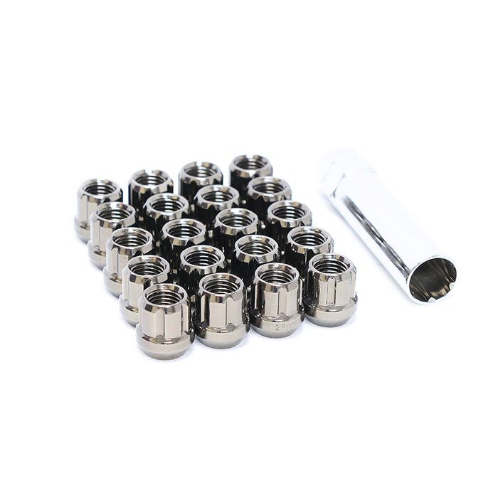 Muteki Open End Lug Nuts - Titanium 12x1.5