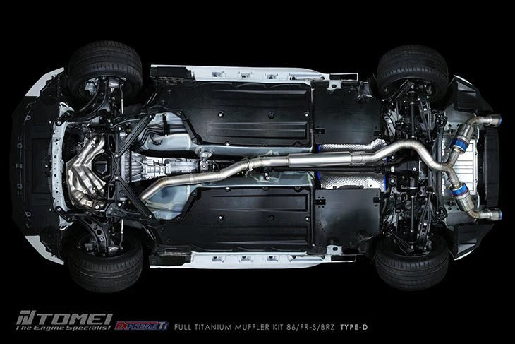 Tomei Expreme Ti Titanium Type-D Catback Exhaust 2013-2023 BRZ / 2013-2016 FRS / 2017-2021 86 / 2022-2023 GR86