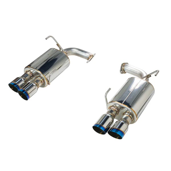Remark Muffled Axle Back Exhaust w/Burnt Stainless Steel Single Wall Tips 2022-2023 WRX