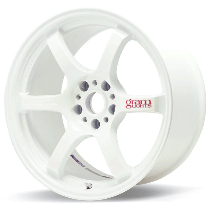 Gram Lights 57DR 18x10.5 +12 5-114.3 Ceramic Pearl