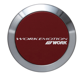 Work Wheels Emotion Center Cap Flat Type Red