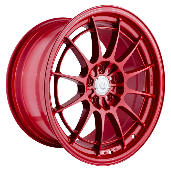 Enkei NT03+M 18x9.5 5x100 40mm Offset Competition Red