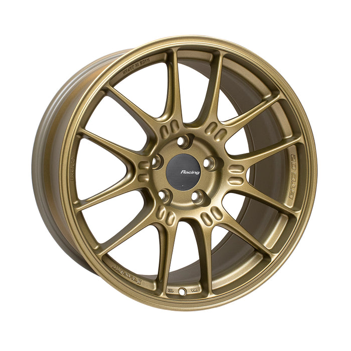 Enkei GTC02 18x9.5 40mm Offset 5x114 Titanium Gold