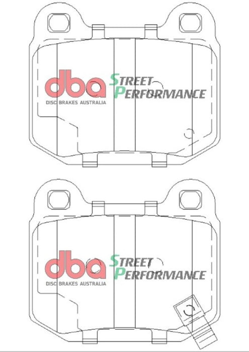 DBA SP500 Rear Brake Pads 2004-2017 STI