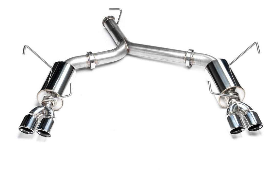 ETS Quiet Catback Exhaust Non Resonated Stainless Steel Tips 2015-2021 WRX / 2015-2021 STI